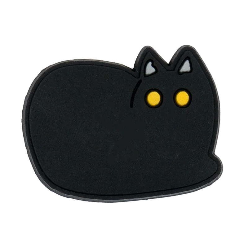 Cute Cat Shoe Charm – PVC Accessory for Clogs & Sandals