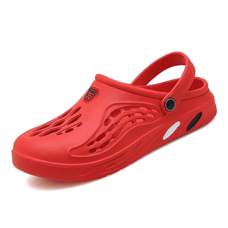 YRZL Mens Slippers Unisex Soft Non-slip Wear-resistant Casual Mens Sandals Comfortable Slip on Beach Shoes Outdoor Slippers Man