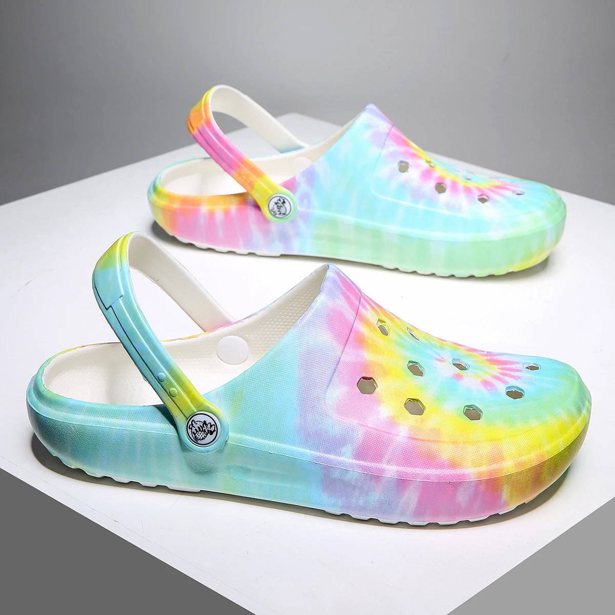 DreamDrift Tie-Dye Clogs