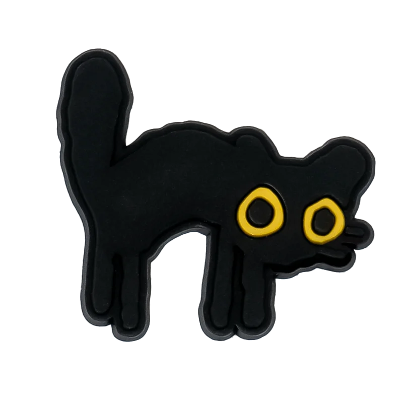Cute Cat Shoe Charm – PVC Accessory for Clogs & Sandals