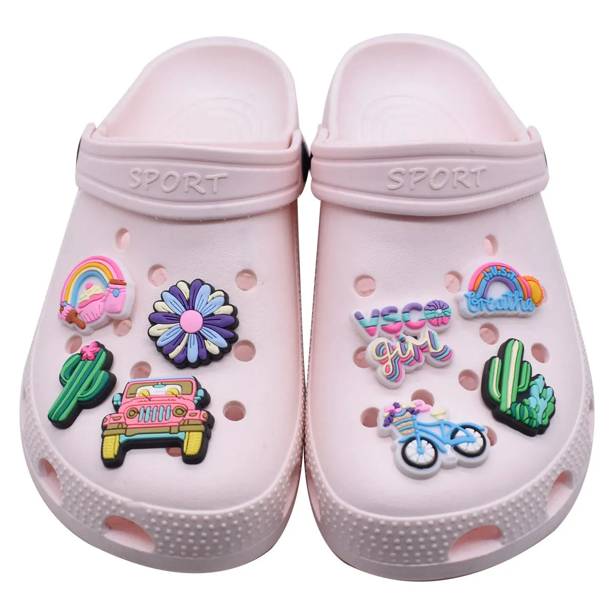 Vintage Series Shoe Charms – Retro Accessories for Clogs, Sandals & Bags