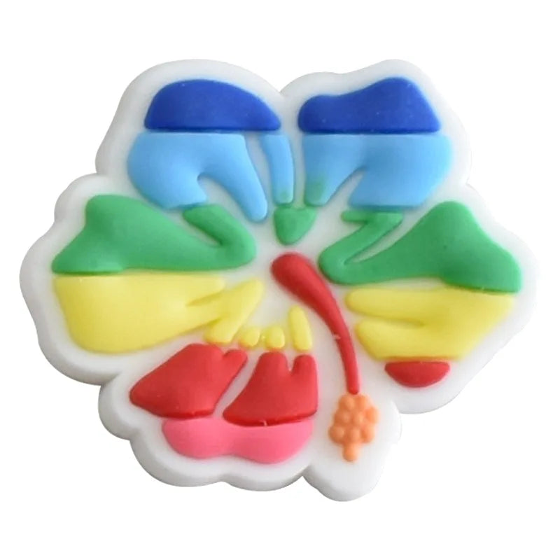 Summer Beach Shoe Charm – PVC Decoration for Clogs & Sandals