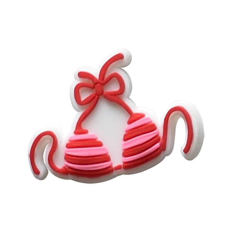Summer Beach Shoe Charm – PVC Decoration for Clogs & Sandals