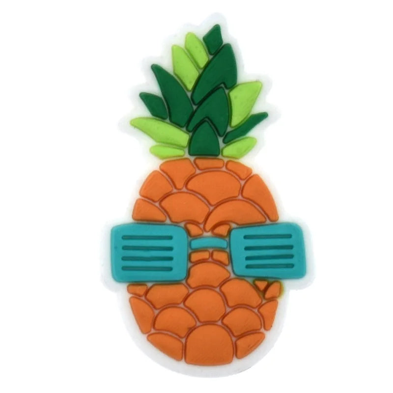 Summer Beach Shoe Charm – PVC Decoration for Clogs & Sandals