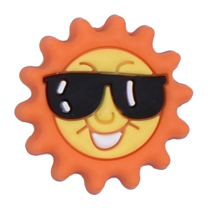 Summer Beach Shoe Charm – PVC Decoration for Clogs & Sandals