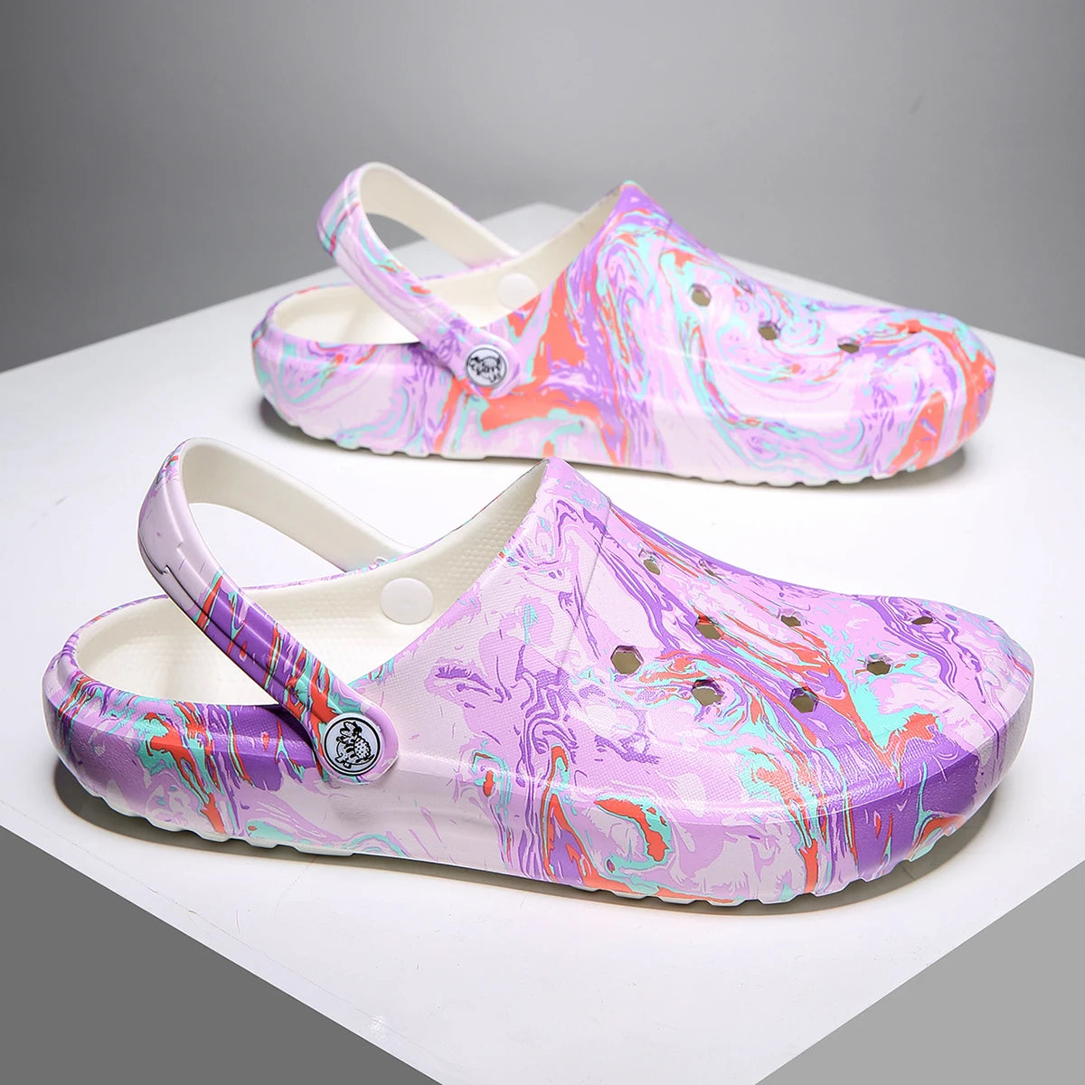 DreamDrift Tie-Dye Clogs