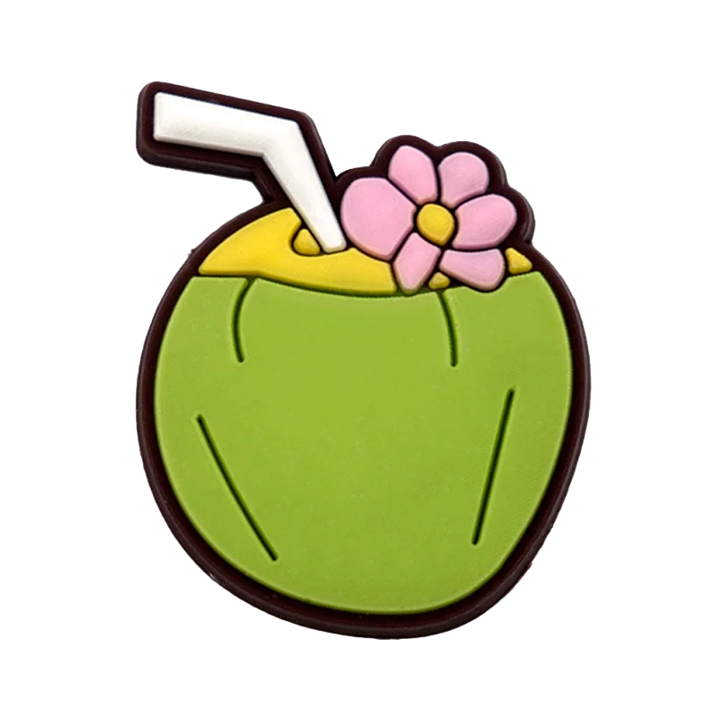 1pc Summer Vibes Shoe Charm – Beach-Themed Clog Accessory for Men, Women & Kids