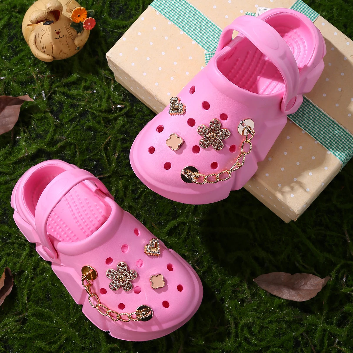 BloomLuxe Platform Clogs