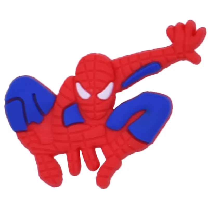 Marvel Spider-Man PVC Shoe Charms – Random 10/20/30pcs Set for Clogs