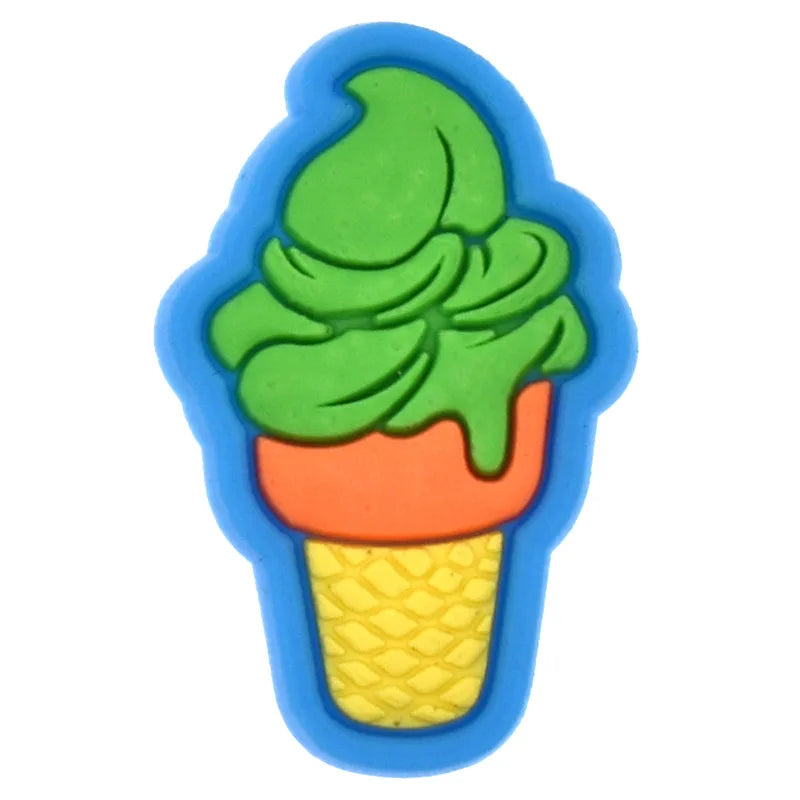 Summer Beach Shoe Charm – PVC Decoration for Clogs & Sandals