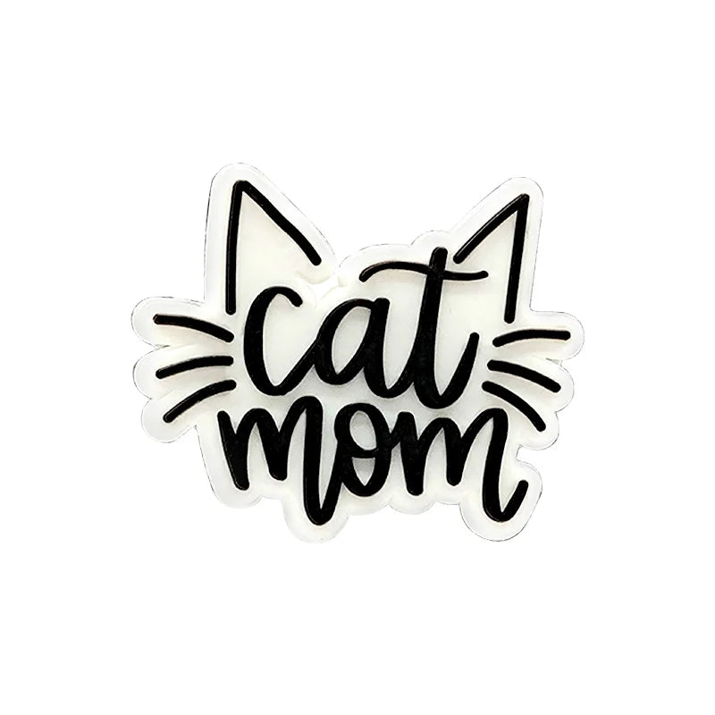 Cute Cat Shoe Charm – PVC Accessory for Clogs & Sandals