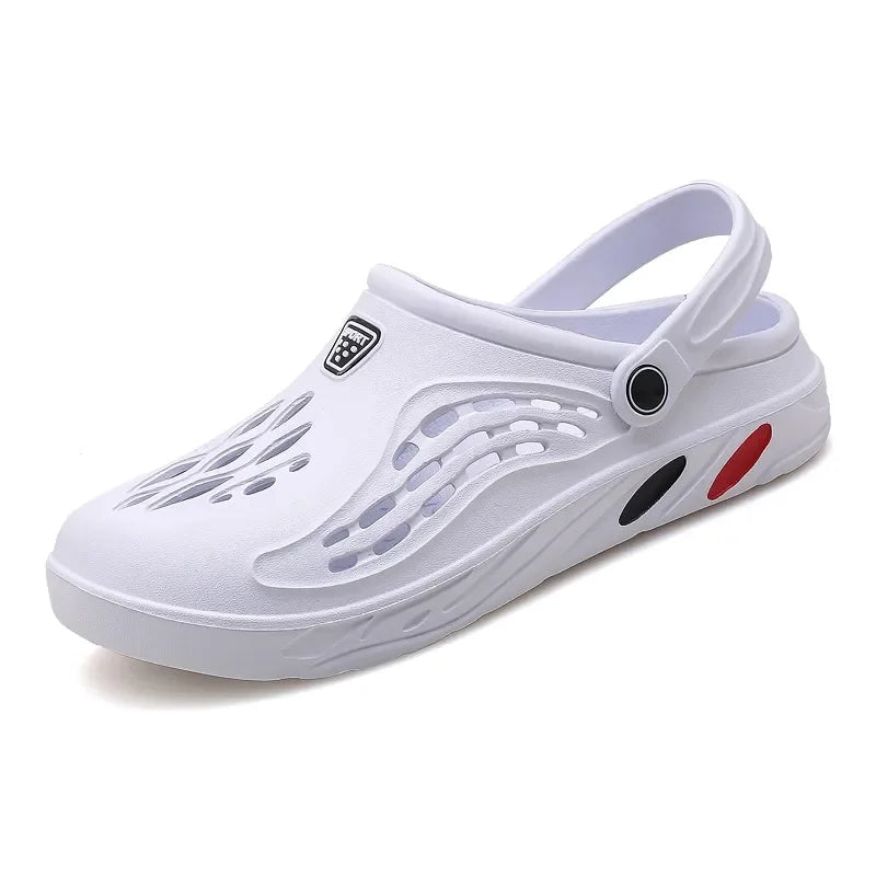 YRZL Mens Slippers Unisex Soft Non-slip Wear-resistant Casual Mens Sandals Comfortable Slip on Beach Shoes Outdoor Slippers Man