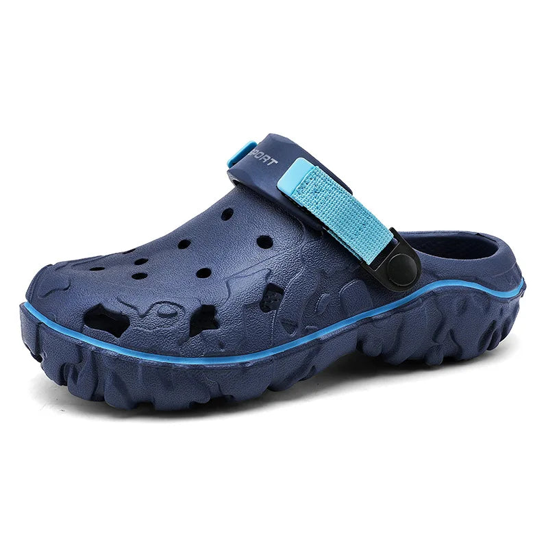 2025 Summer New Breathable Soft-Sole Outdoor Sports Sandals Versatile Casual Two-Way Trendy Sandals
