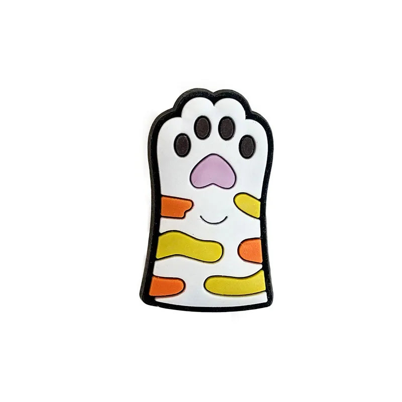 Cute Cat Shoe Charms – PVC Accessories for Clogs, Slides & Bags