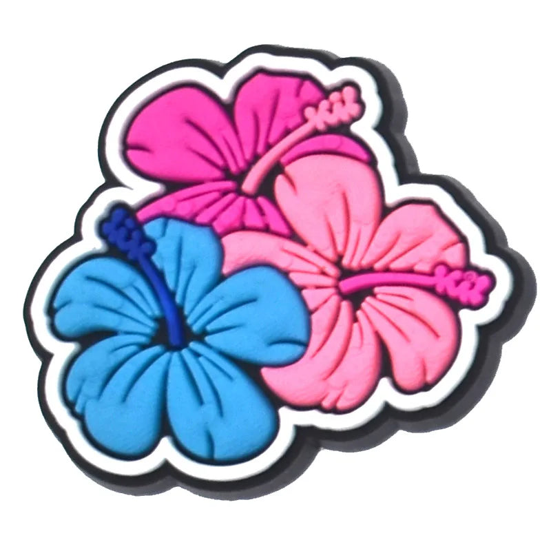 Summer Beach Shoe Charm – PVC Decoration for Clogs & Sandals