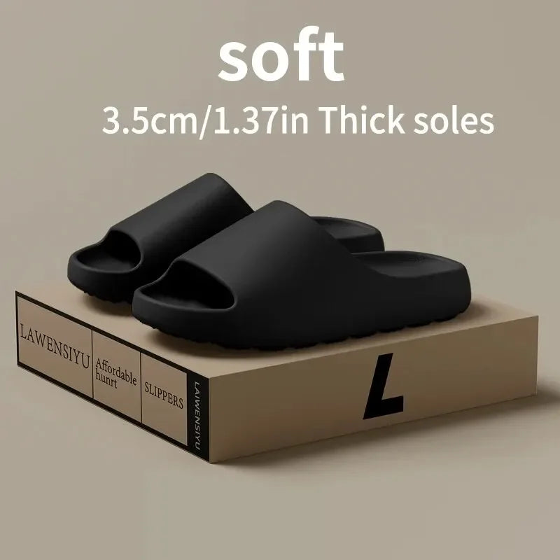 Big Size 47 Summer Slippers Men Women EVA Soft Bottom Indoor Home Slides Sandals Light Beach Shoes Male Slippers Flip Flops