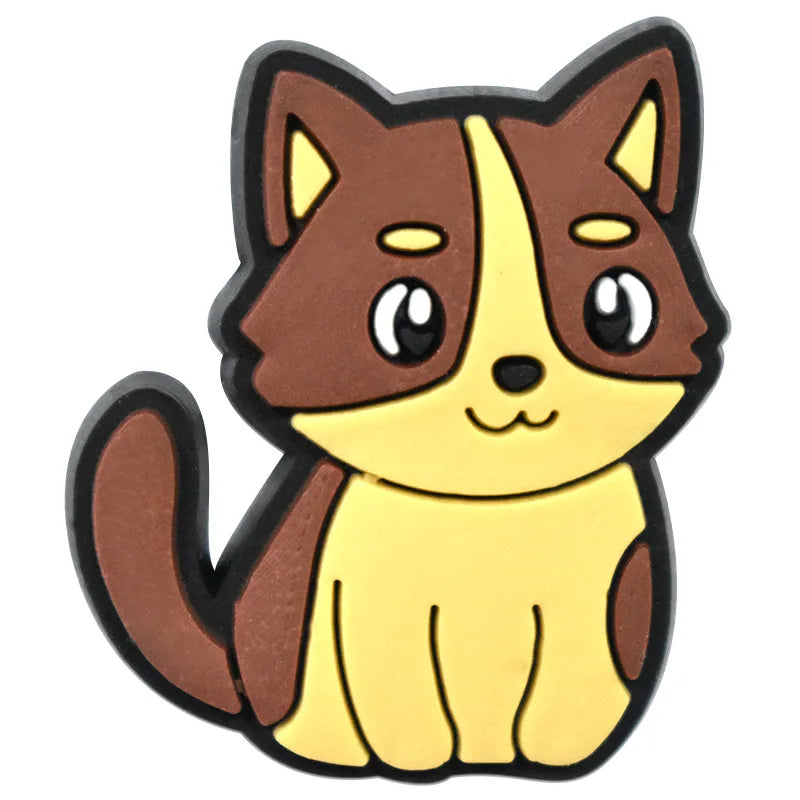 Cute Cat Shoe Charms – PVC Decorations for Clogs & Sandals
