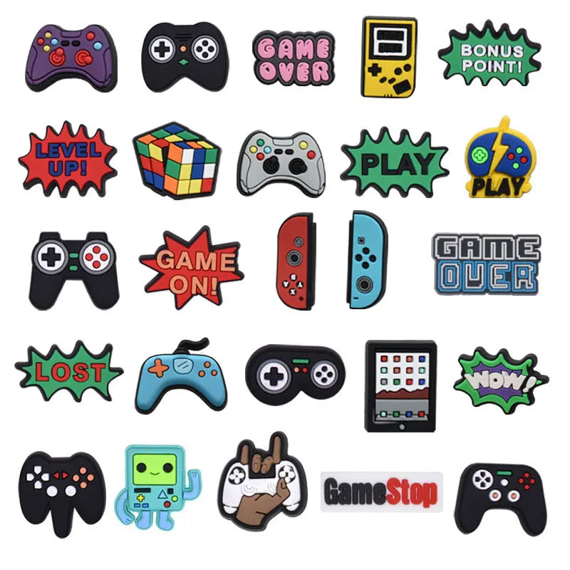 Gaming Shoe Charms – Gamepad & Controller Designs for Clogs & Sandals