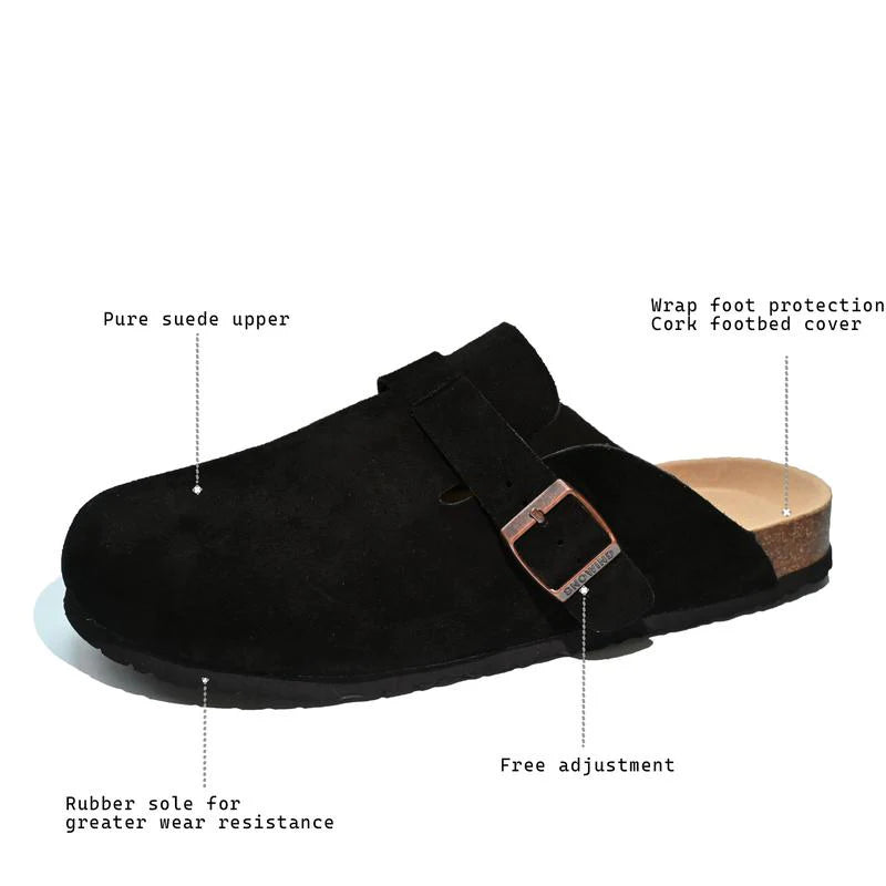EarthEase Buckle Clogs