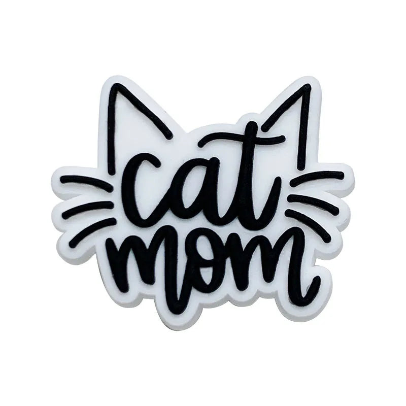 Cute Cat Shoe Charms – PVC Accessories for Clogs, Slides & Bags