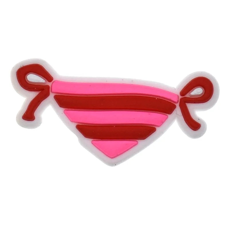 Summer Beach Shoe Charm – PVC Decoration for Clogs & Sandals