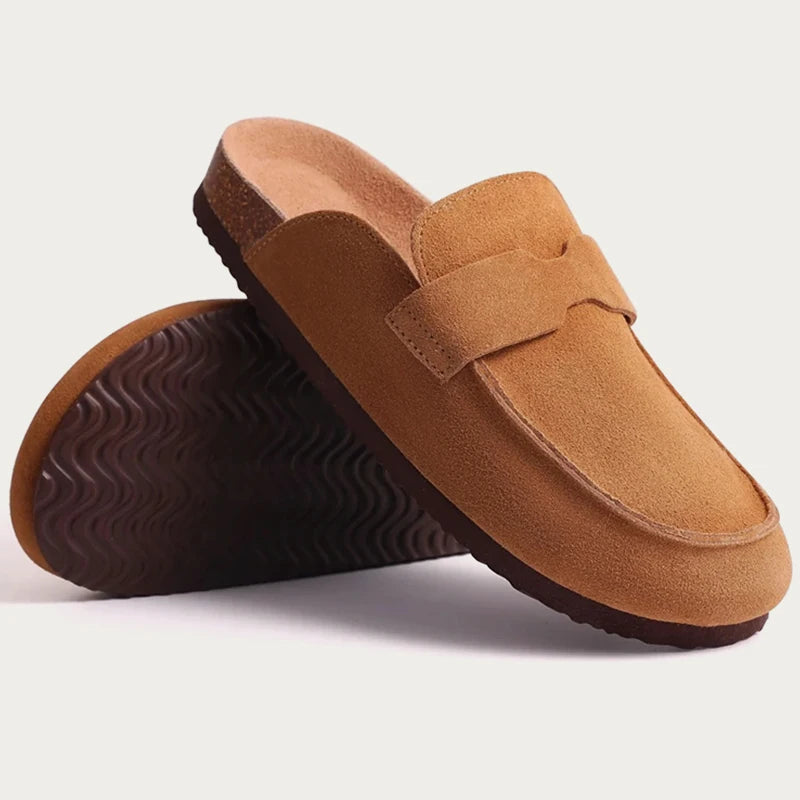 Classic Suede Clogs – Outdoor Comfort Slip-Ons