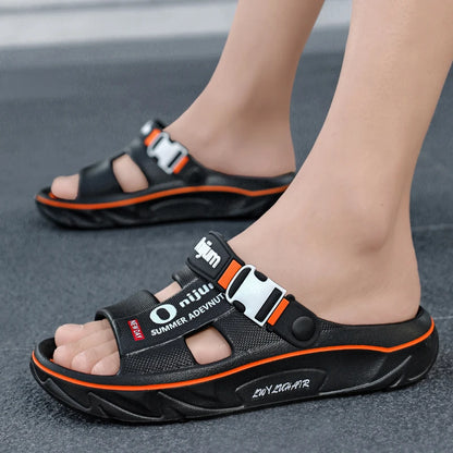 CharmStep Soft Massage Slides – Unisex Summer Slippers for Indoors & Outdoors