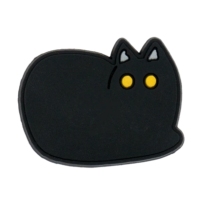 Cute Cat Shoe Charm – PVC Accessory for Clogs & Sandals
