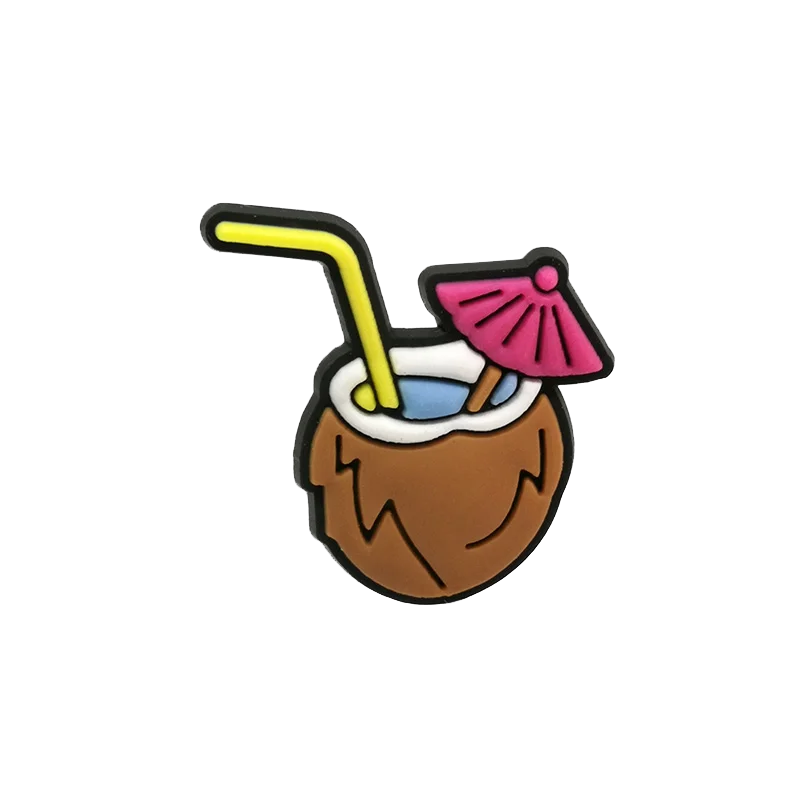 1pc Summer Vibes Shoe Charm – Beach-Themed Clog Accessory for Men, Women & Kids