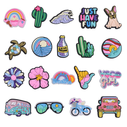 Vintage Series Shoe Charms – Retro Accessories for Clogs, Sandals & Bags