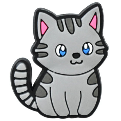 Cute Cat Shoe Charms – PVC Decorations for Clogs & Sandals