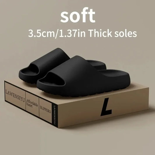 Big Size 47 Summer Slippers Men Women EVA Soft Bottom Indoor Home Slides Sandals Light Beach Shoes Male Slippers Flip Flops