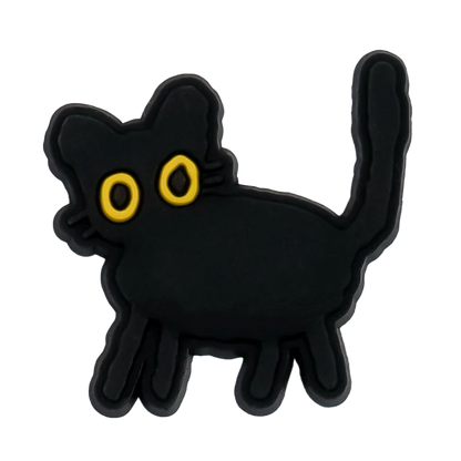 Cute Cat Shoe Charm – PVC Accessory for Clogs & Sandals