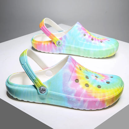 DreamDrift Tie-Dye Clogs