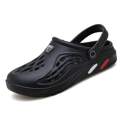 YRZL Mens Slippers Unisex Soft Non-slip Wear-resistant Casual Mens Sandals Comfortable Slip on Beach Shoes Outdoor Slippers Man