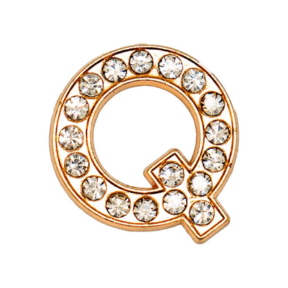 Luxury Gold Letter Shoe Charm – Designer Clip for Clogs & Sandals