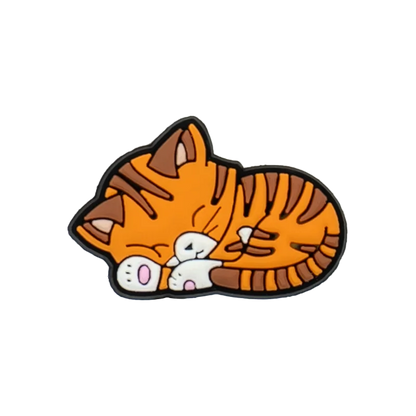 Cute Cat Shoe Charm – PVC Accessory for Clogs & Sandals