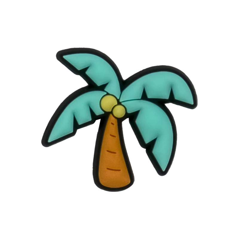 1pc Summer Vibes Shoe Charm – Beach-Themed Clog Accessory for Men, Women & Kids