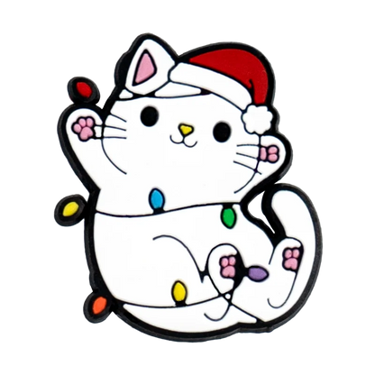 Cute Cat Shoe Charm – PVC Accessory for Clogs & Sandals