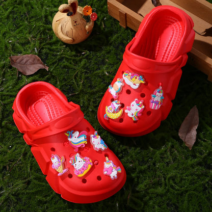 GlowCharm Unicorn Clogs