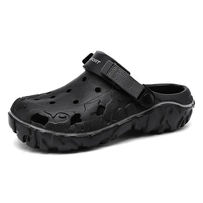 2025 Summer New Breathable Soft-Sole Outdoor Sports Sandals  Versatile Casual Two-Way Trendy Sandals