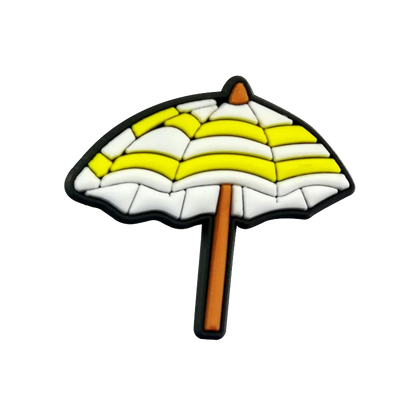 1pc Summer Vibes Shoe Charm – Beach-Themed Clog Accessory for Men, Women & Kids