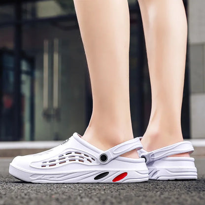 YRZL Mens Slippers Unisex Soft Non-slip Wear-resistant Casual Mens Sandals Comfortable Slip on Beach Shoes Outdoor Slippers Man