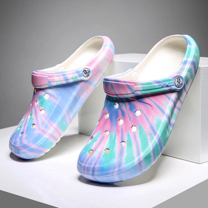 DreamDrift Tie-Dye Clogs