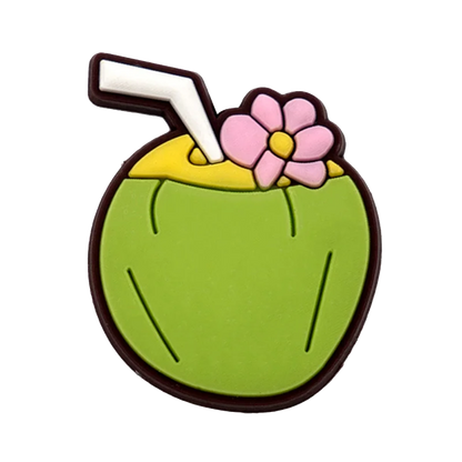 1pc Summer Vibes Shoe Charm – Beach-Themed Clog Accessory for Men, Women & Kids