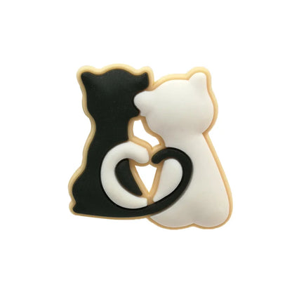 Cute Cat Shoe Charm – PVC Accessory for Clogs & Sandals