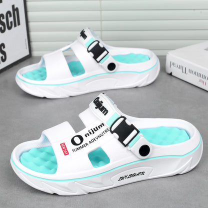 CharmStep Soft Massage Slides – Unisex Summer Slippers for Indoors & Outdoors