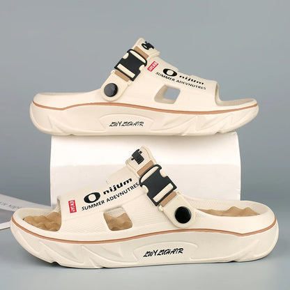 CharmStep Soft Massage Slides – Unisex Summer Slippers for Indoors & Outdoors