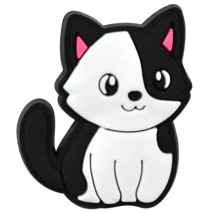 Cute Cat Shoe Charms – PVC Decorations for Clogs & Sandals