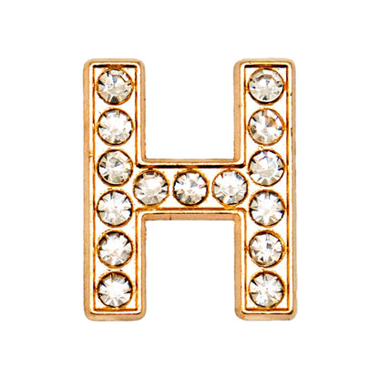 Luxury Gold Letter Shoe Charm – Designer Clip for Clogs & Sandals